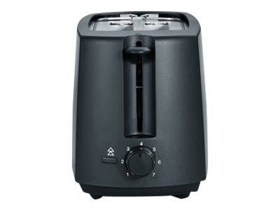 Severin AT2287 Toaster mit eingebautem Brötchenaufsatz Schwarz