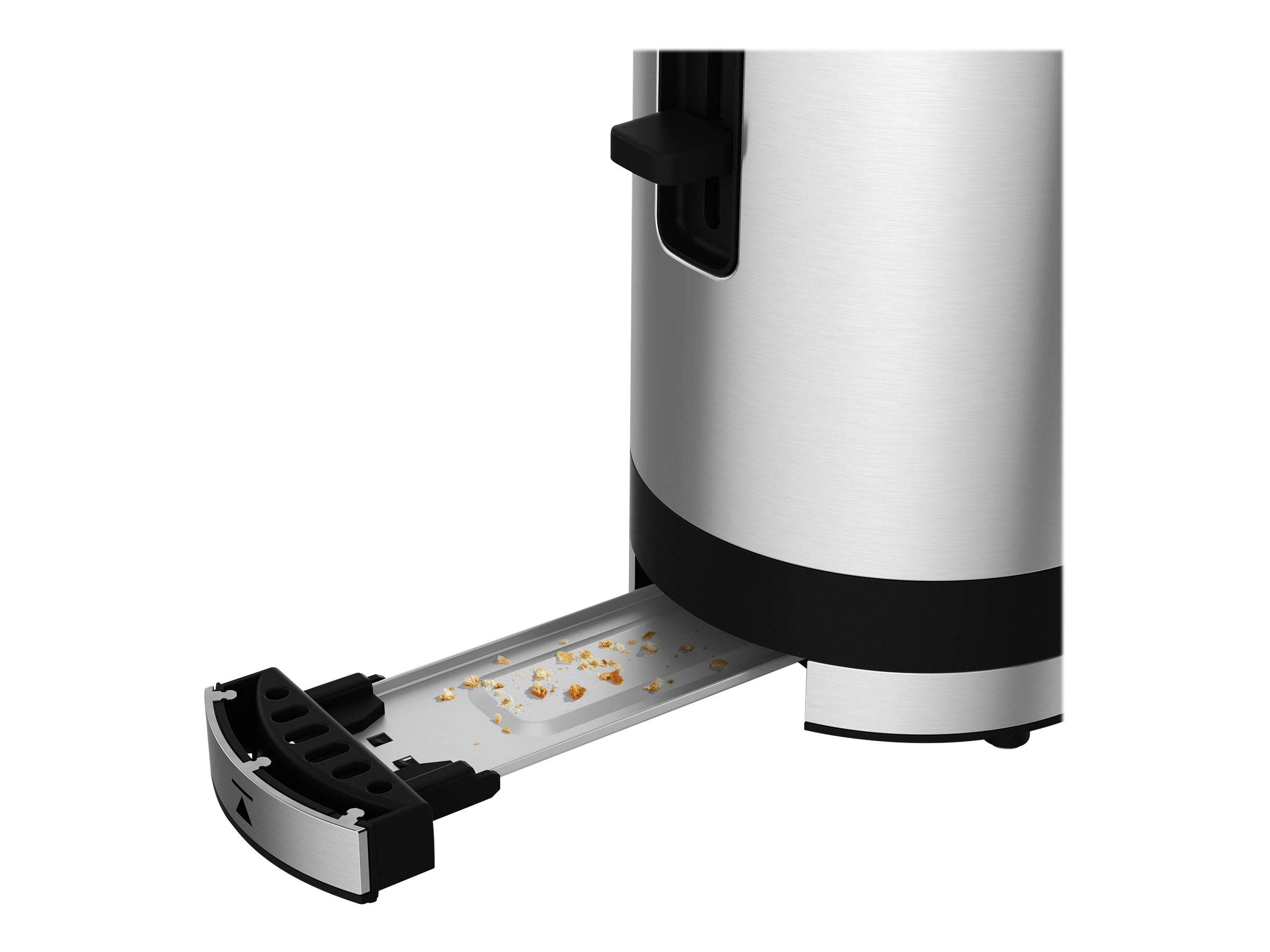 WMF 0414120011 Langschlitztoaster Schwarz, Silber (matt)