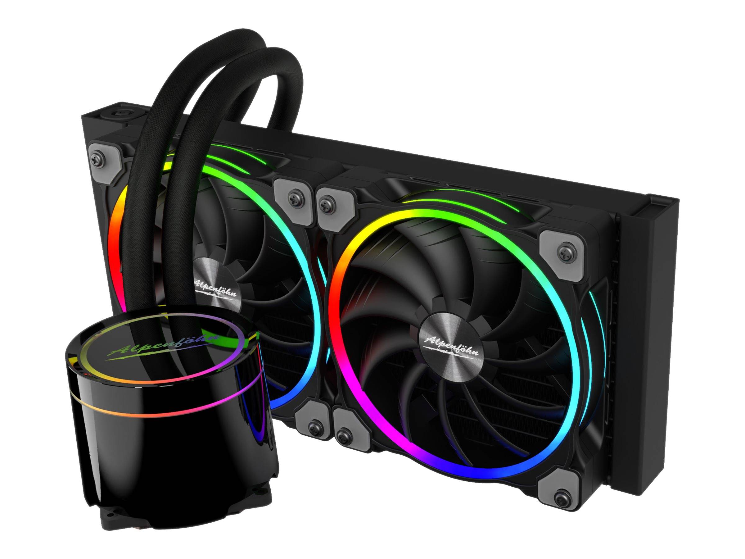 Alpenföhn Gletscherwasser - Prozessor-Flüssigkeitskühlsystem - (für: LGA1156, AM2, AM2+, LGA1366, AM3, LGA1155, AM3+, LG