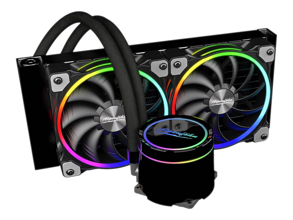 Alpenföhn Gletscherwasser - Prozessor-Flüssigkeitskühlsystem - (für: LGA1156, AM2, AM2+, LGA1366, AM3, LGA1155, AM3+, LG