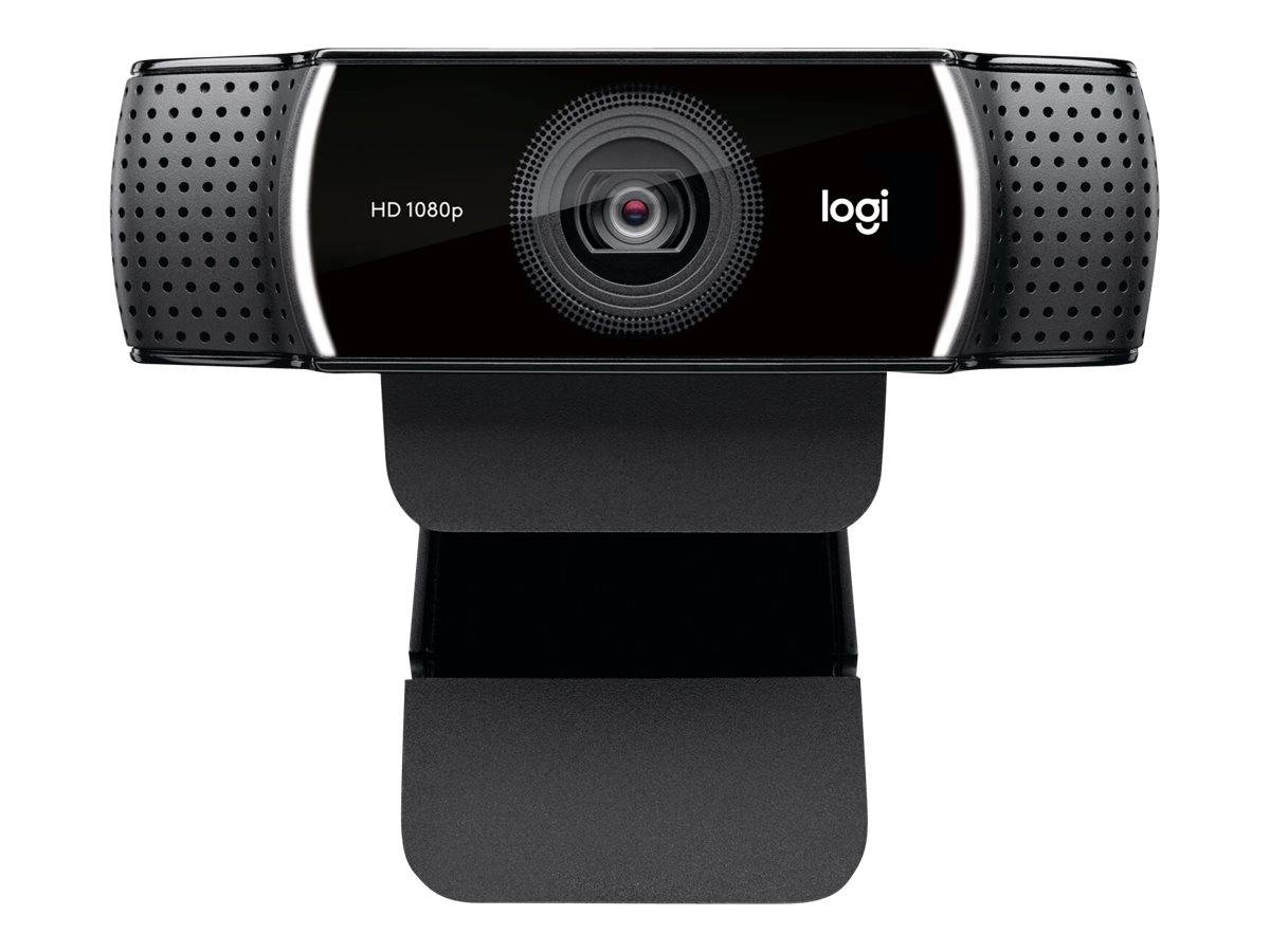 Logitech C922 Pro Stream Full HD-Webcam 1920 x 1080 Pixel Standfuß, Klemm-Halterung