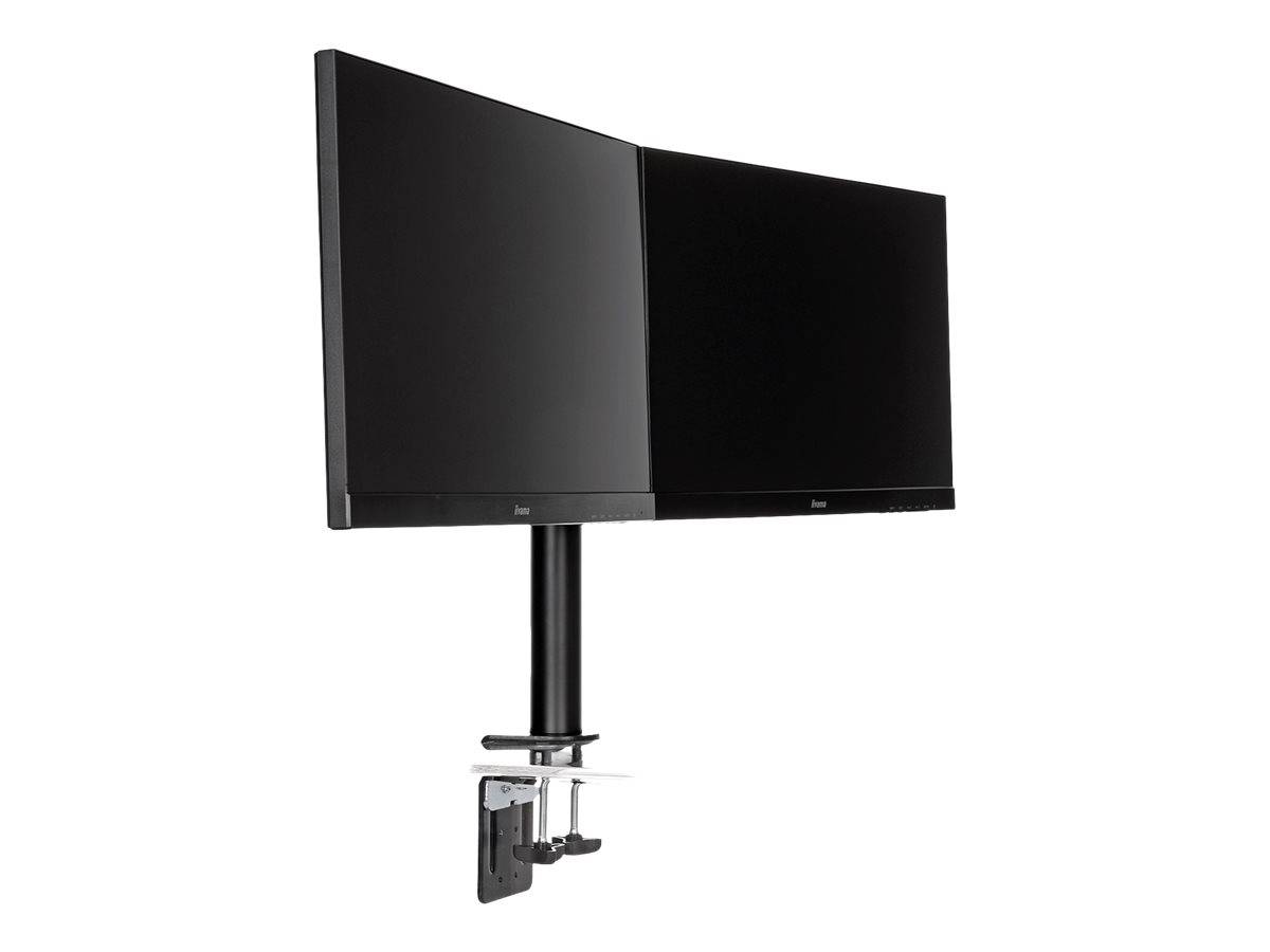 Iiyama DS1002C-B1 2fach Monitor-Tischhalterung Schwarz Neigbar