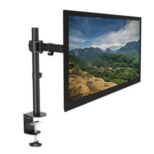 LogiLink BP0021 1fach Monitor-Tischhalterung 33,0 cm (13") - 68,6 cm (27") Schwarz Neigbar, Schwenkbar