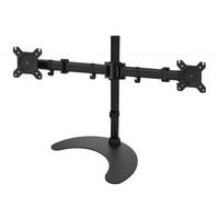 TECHly - Aufstellung - für 2 LCD-Displays - Schwarz - Bildschirmgröße: 33-68.6 cm (13"-27")