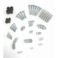 TECHly Schrauben-Satz Passend für Serie (Halter): Universal Silber