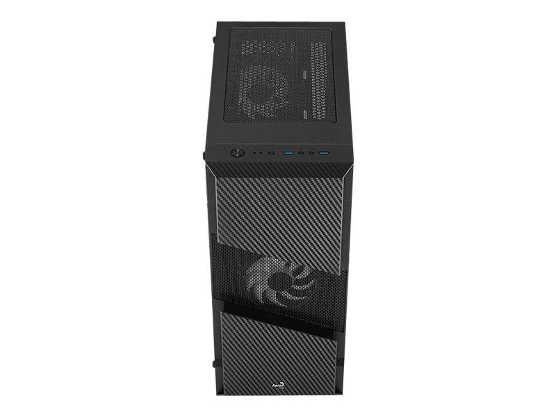 AeroCool Menace Saturn RGB - Tempered Glass Edition - Tower - ATX - Seitenteil mit Fenster (gehärtetes Glas)