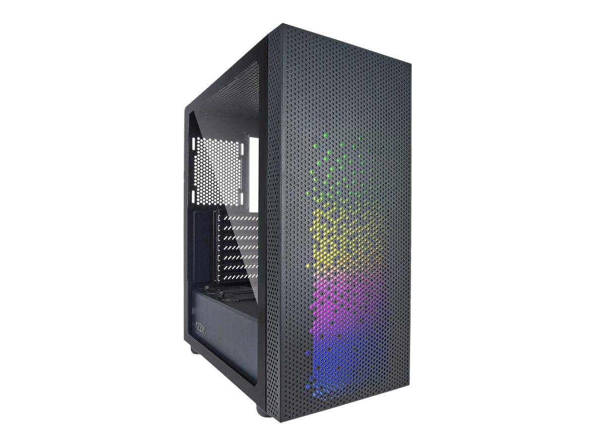 AZZA Celesta Midi-Tower PC-Gehäuse Schwarz