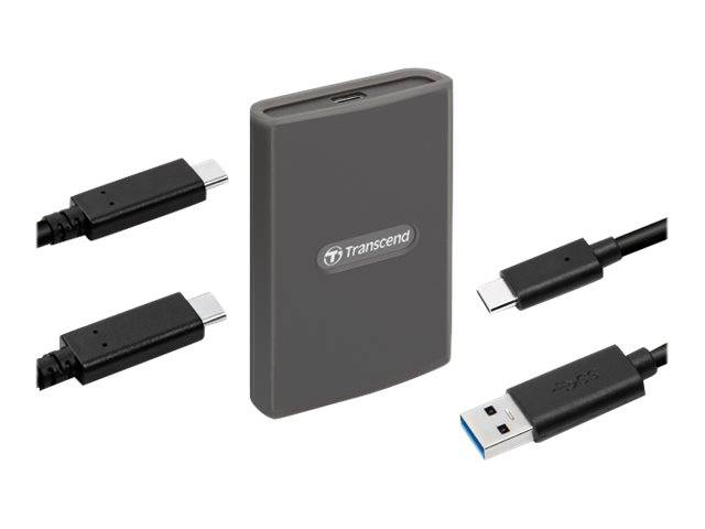 Transcend RDE2 Externer Speicherkartenleser USB 3.2 Gen 2, SD Grau