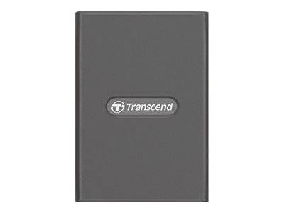 Transcend RDE2 Externer Speicherkartenleser USB 3.2 Gen 2, SD Grau