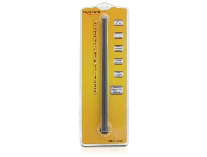 Delock 88410 WLAN Stab-Antenne 6.5 dB 2.4 GHz