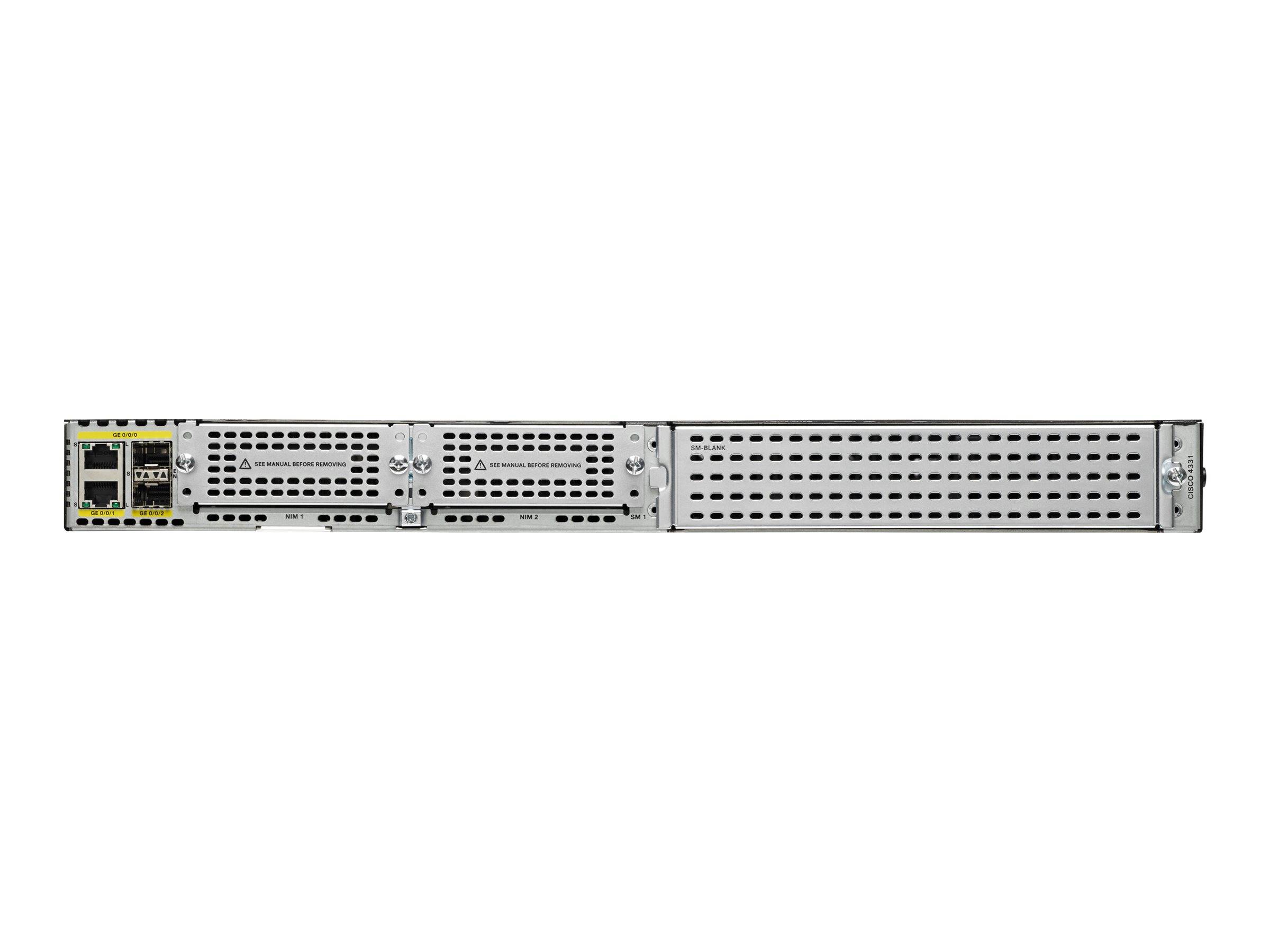 Cisco ISR4331-SEC/K9 LAN-Router 10 / 100 / 1000 MBit/s