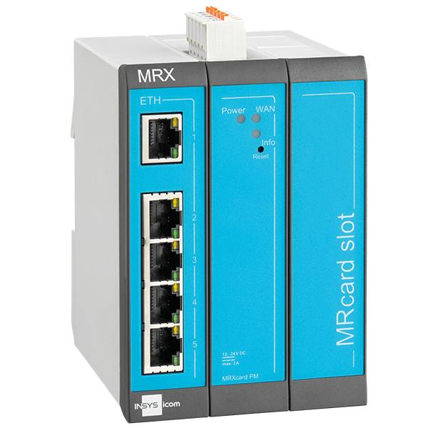 INSYS icom MRX MRX3 LAN - Router 5-Port-Switch