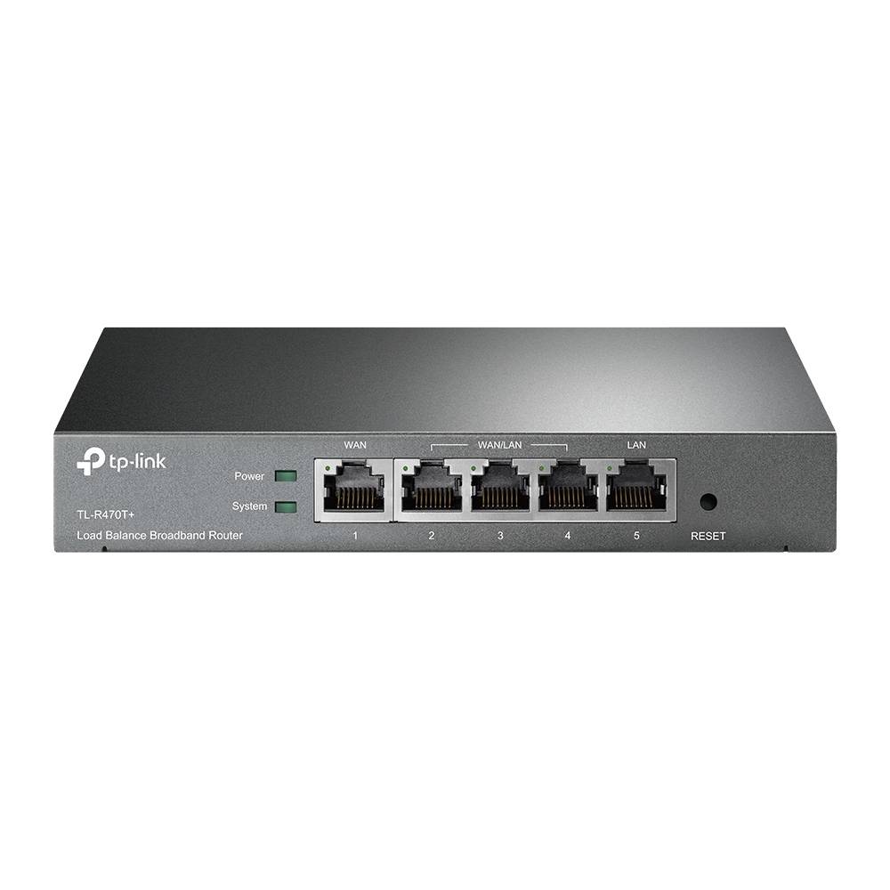 TP-Link TL-R470T+ - Router - WAN-Ports: 4