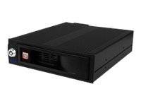IB-170SK-B, Wechselrahmen, 1x 3,5" SATA I/II/III oder SAS HDD zu 1x SATA Host