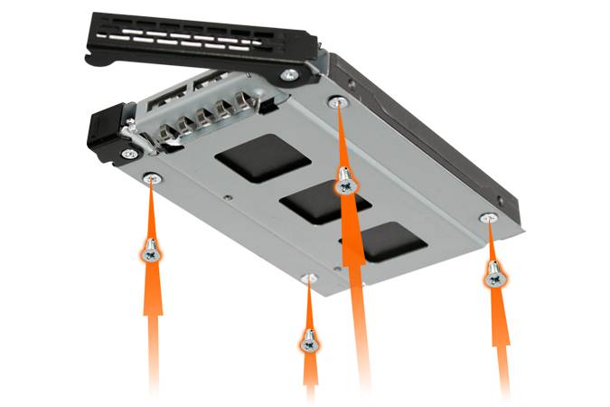 Icy Dock EZ Slide MB992TRAY-B - Wechselrahmen (Schacht)2.5" (6.4 cm) - für
