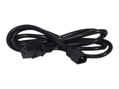 APC Strom Anschlusskabel [1x Kaltgeräte-Buchse C19 - 1x Kaltgeräte-Stecker C14] 2.00 m Schwarz