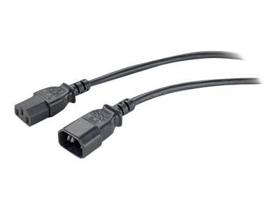 APC Strom Anschlusskabel [1x Kaltgeräte-Buchse C13 - 1x Kaltgeräte-Stecker C14] 0.61 m Schwarz