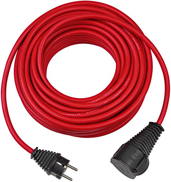 Brennenstuhl 1167830 Strom Verlängerungskabel 16 A Rot 25.00 m H07RN-F 3G 1,5 mm² für Außenbereich geeignet