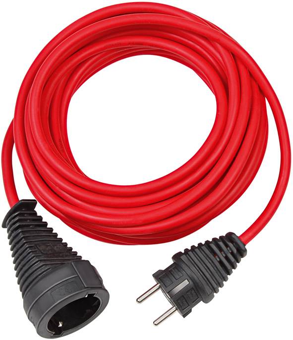 Brennenstuhl 1167460 Strom Verlängerungskabel Rot 10.00 m H05VV-F 3G 1,5 mm²