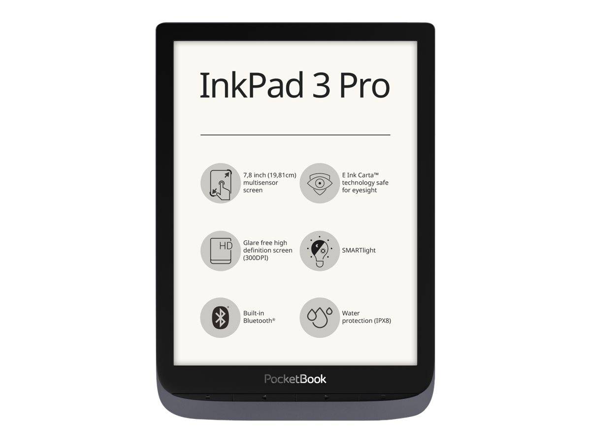 PocketBook InkPad 3 Pro - eBook-Reader - 16 GB - 19.8 cm (7.8")