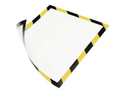 DURABLE DURAFRAME MAGNETIC SECURITY - Dokumentenhalterung - für A4 - magnetisch - Gelb/Schwarz (Packung mit 5)