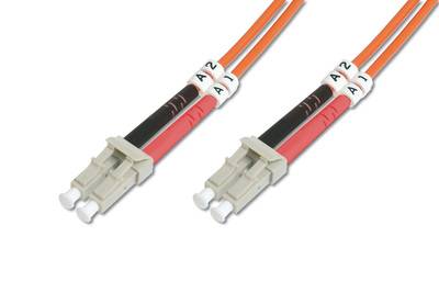 Digitus DK-2533-03 Glasfaser LWL Anschlusskabel [1x LC-Stecker - 1x LC-Stecker] 50/125 µ Multimode OM2 3.00 m