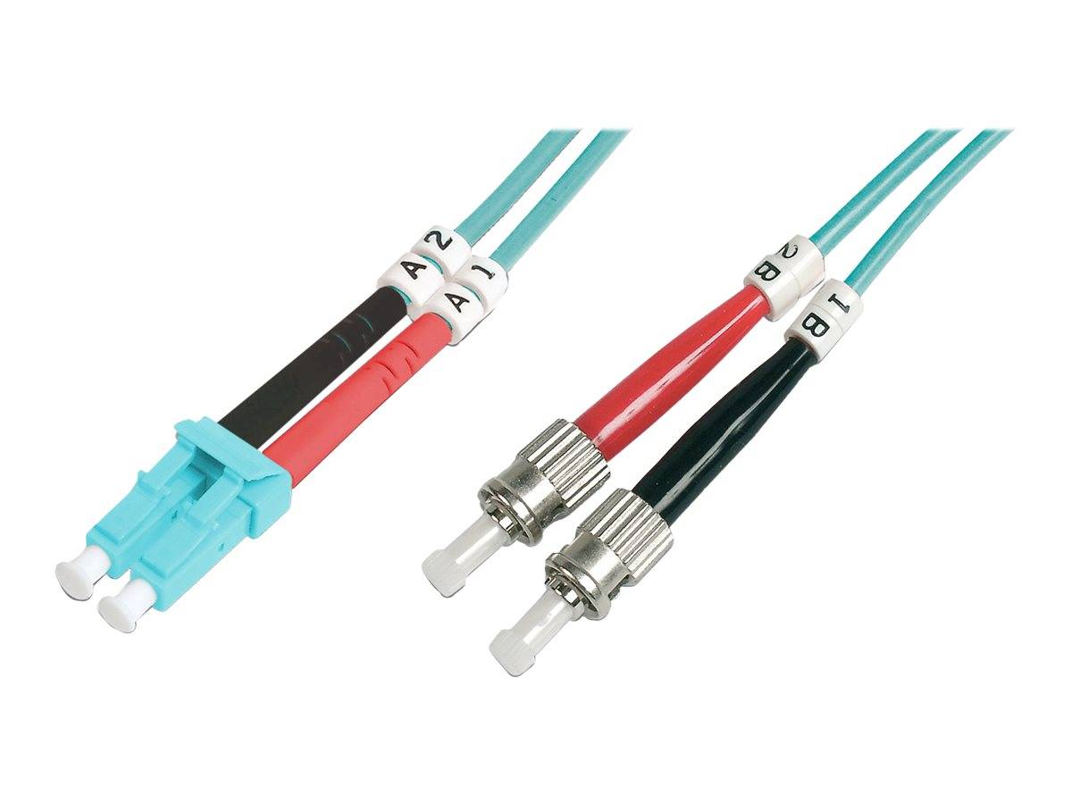 Digitus DK-2532-01/3 Glasfaser LWL Anschlusskabel [1x LC-Stecker - 1x SC-Stecker] 50/125 µ Multimode OM3 1.00 m