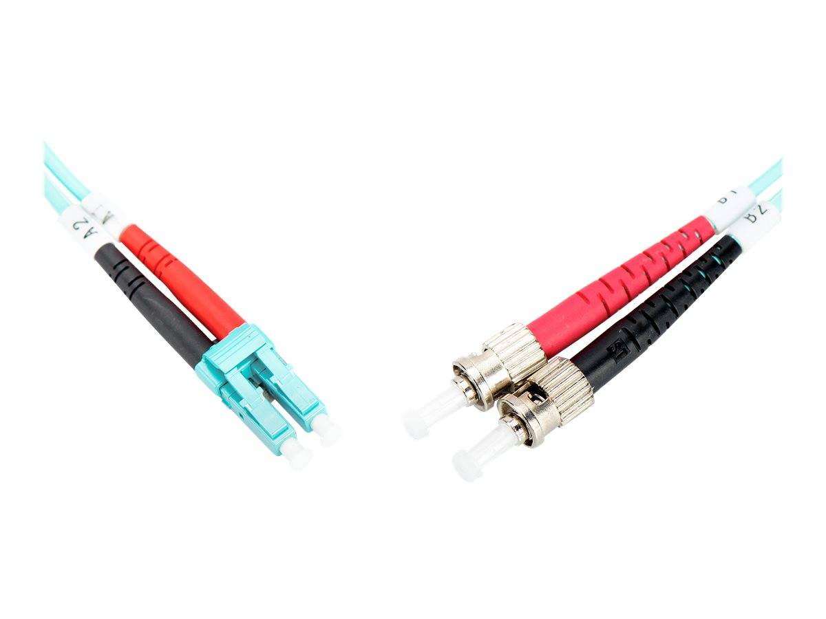 Digitus DK-2532-01/3 Glasfaser LWL Anschlusskabel [1x LC-Stecker - 1x SC-Stecker] 50/125 µ Multimode OM3 1.00 m