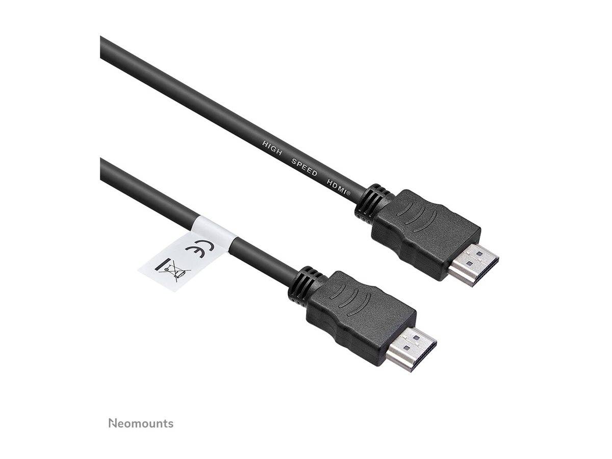 Neomounts HDMI Anschlusskabel HDMI-A Stecker, HDMI-A Stecker 5.00 m Schwarz HDMI15MM HDMI-Kabel