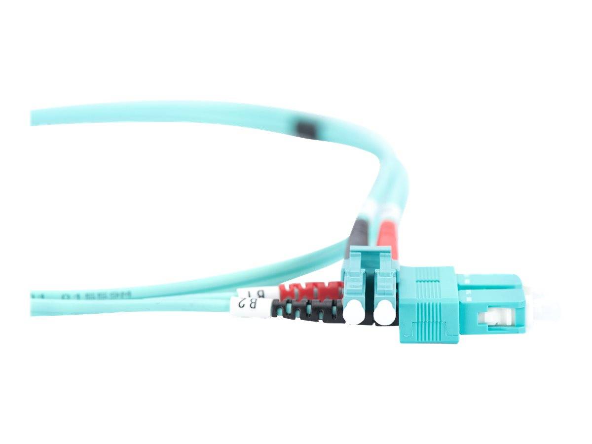 Digitus DK-2532-05/3 Glasfaser LWL Anschlusskabel [1x LC-Stecker - 1x SC-Stecker] 50/125 µ Multimode OM3 5.00 m