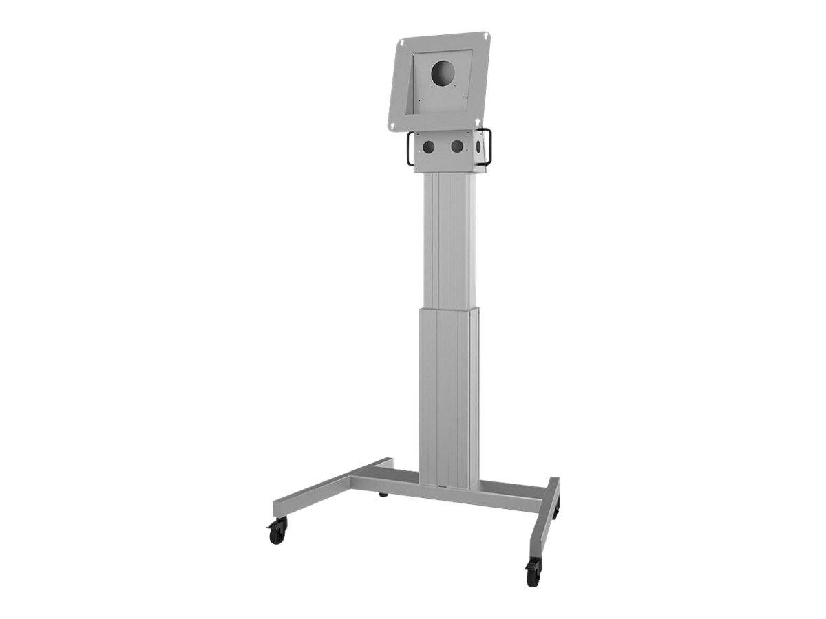 Neomounts NM-HUB2LIFTSILVER TV-Rollwagen 127,0cm (50") - 129,5cm (51") Motorisiert, Neigbar, Höhenverstellbar