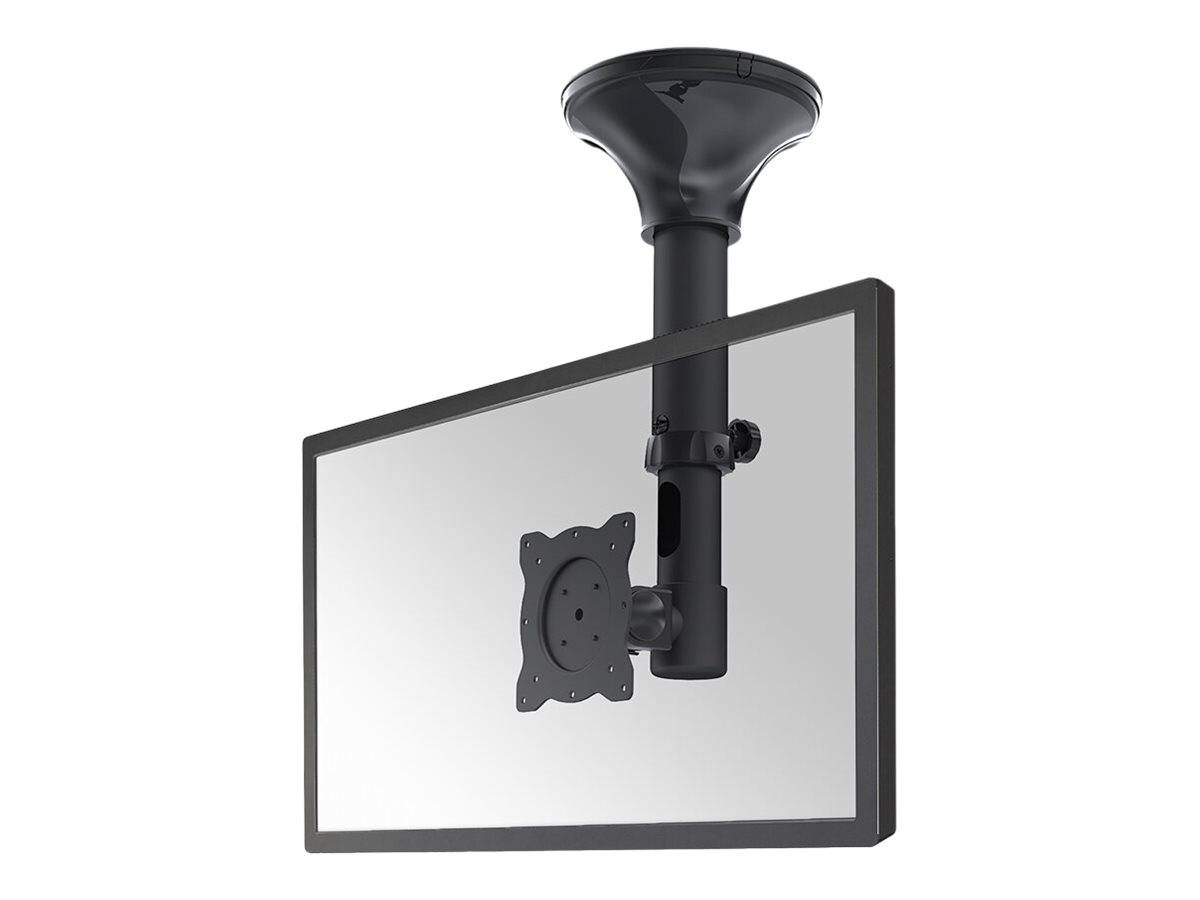 Neomounts FPMA-C025BLACK 1fach Monitor-Deckenhalterung 25,4 cm (10") - 76,2 cm (30") Schwarz Neigbar, Deckenhalter, Rotierbar