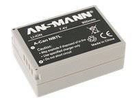 Ansmann NB-7L Kamera-Akku ersetzt Original-Akku (Kamera) NB-7L 7.4 V 800 mAh