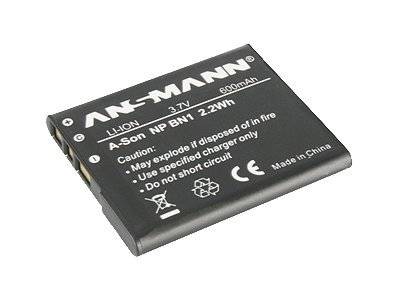 Ansmann NP-BN1 Kamera-Akku ersetzt Original-Akku (Kamera) NP-BN1 3.7V 650 mAh