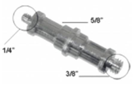 Walimex Spigot Außengewinde=1/4", 3/8"