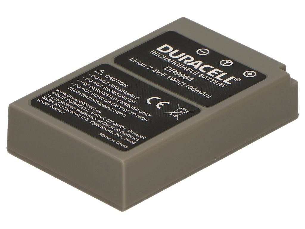 Duracell BLS-5 Kamera-Akku ersetzt Original-Akku (Kamera) BLS-5 7.4 V 1000 mAh