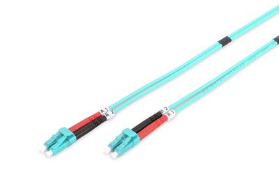Digitus DK-2533-03/3 Glasfaser LWL Anschlusskabel [1x LC-Stecker - 1x LC-Stecker] 50/125 µ Multimode OM3 3.00 m