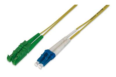 Digitus AL-9E2000LC-01I Glasfaser LWL Anschlusskabel [1x E2000®/APC 8°-Stecker - 1x LC-Stecker] 9/125 µ Singlemode OS2 1.00 m