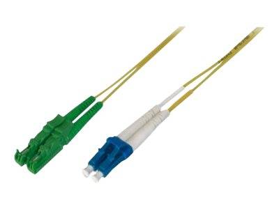 Digitus AL-9E2000LC-01I Glasfaser LWL Anschlusskabel [1x E2000®/APC 8°-Stecker - 1x LC-Stecker] 9/125 µ Singlemode OS2 1.00 m