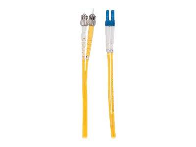 Intellinet 750011 Glasfaser LWL Anschlusskabel [1x LC-Stecker - 1x ST-Stecker] 9/125 µ Singlemode OS2 2.00 m