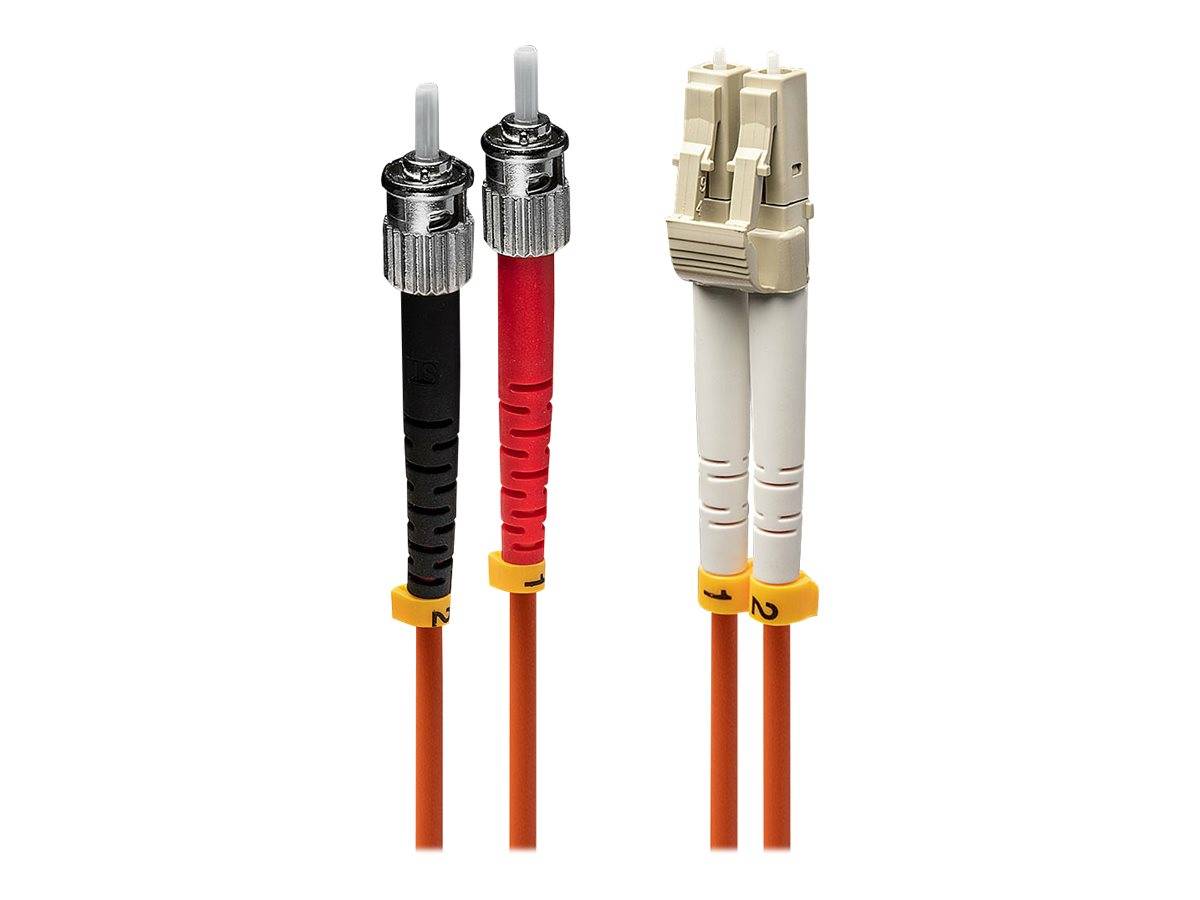 LINDY 46491 Glasfaser LWL Anschlusskabel Multimode OM2 2.00 m