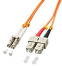 LINDY 46990 Glasfaser LWL Anschlusskabel Multimode OM2 1.00 m