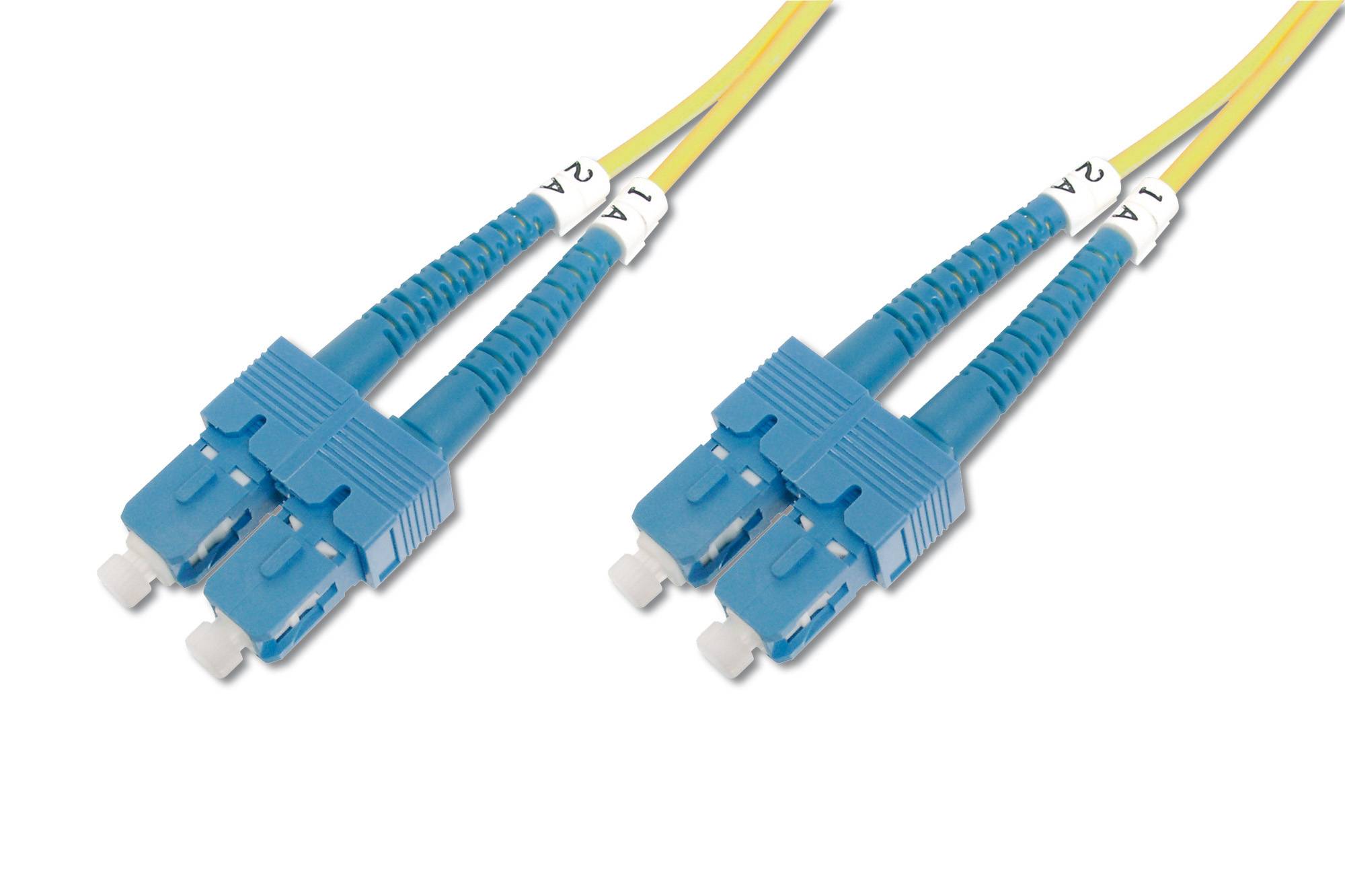 Digitus DK-2922-10 Glasfaser LWL Anschlusskabel [1x SC-Stecker - 1x SC-Stecker] 9/125 µ Singlemode OS2 10.00 m