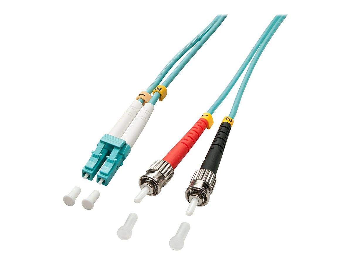 LINDY 46381 Glasfaser LWL Anschlusskabel Multimode OM3 2.00 m