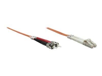 Intellinet 471329 Glasfaser LWL Anschlusskabel [1x LC-Stecker - 1x ST-Stecker] 62,5/125 µ Multimode OM1 3.00 m
