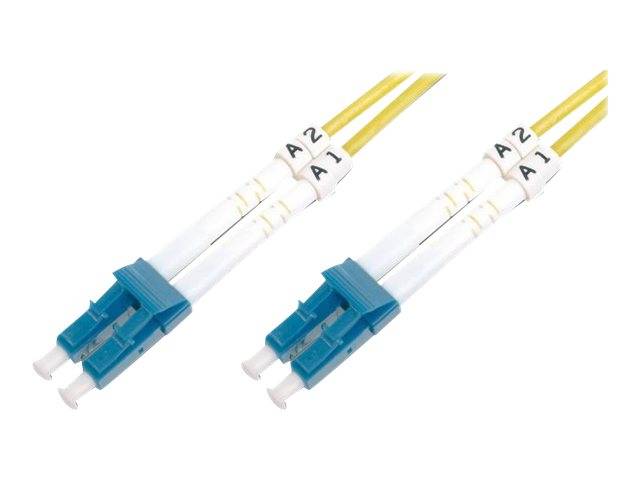 Digitus DK-293LCA3LC-02 Glasfaser LWL Anschlusskabel [1x LC/APC 8°-Stecker - 1x LC-Stecker] 9/125 µ Singlemode OS2 2.00 m