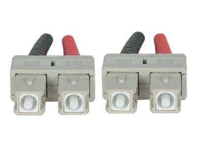 Intellinet 750837 Glasfaser LWL Anschlusskabel 2.00m Türkis [1x SC-Stecker - 1x SC-Stecker] 50/125 µ Multimode OM3