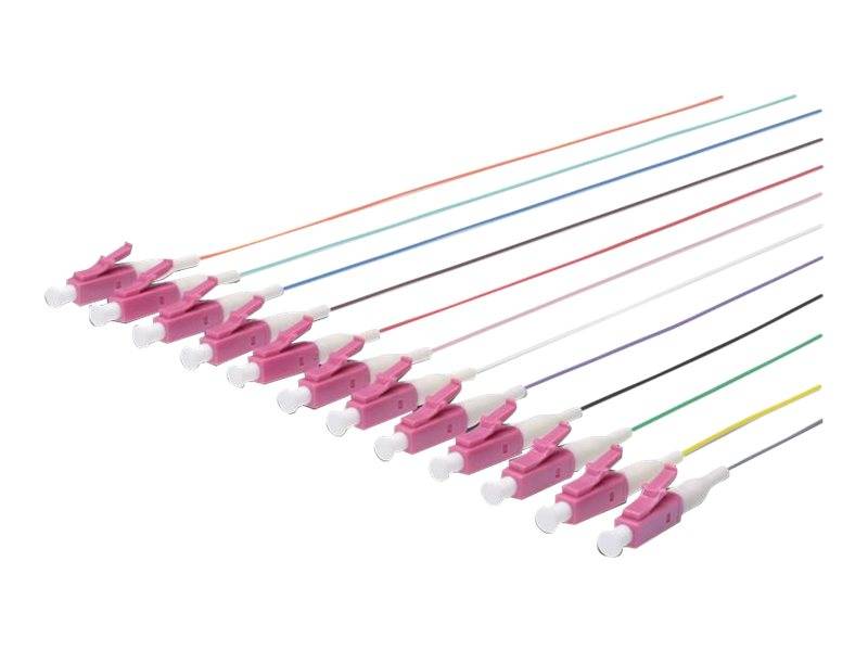 Digitus DK-25332-02-4 Glasfaser LWL Anschlusskabel [1x LC-Stecker - 1x offene Kabelenden] 50/125 µ Multimode OM4 2.00 m