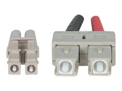 Intellinet 751049 Glasfaser LWL Anschlusskabel 1.00m Lila, Violett [1x LC-Stecker - 1x SC-Stecker] 50/125 µ Multimode OM4