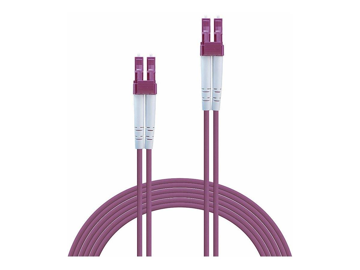 LINDY 46341 Glasfaser LWL Anschlusskabel Multimode OM4 2.00 m